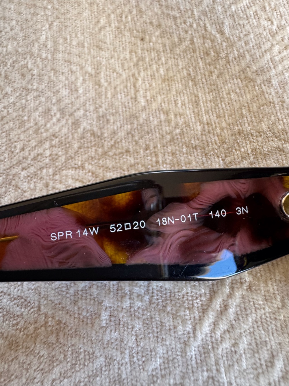Prada Women’s Brown & Pink Tortoiseshell Sunglasses New - Picture 14 of 15